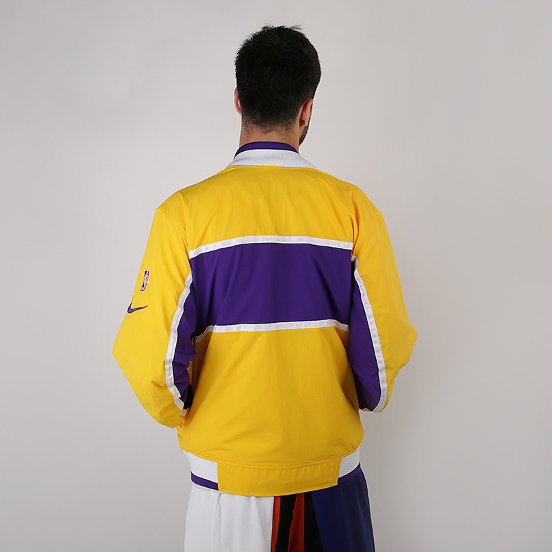 мужская желтая куртка Nike NBA Los Angeles Lakers AJ9153-728 - цена, описание, фото 5